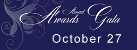 save the date for the awards gala October 27